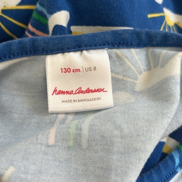 Hanna Anderson swing dress Rainbow size 8 /130 - Picture 5 of 6